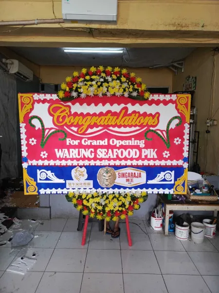 Papan Bunga Ucapan Selamat Soehanna Hall Jakarta